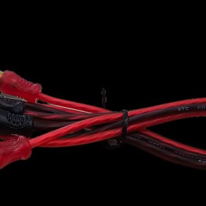 XTC RCA 2X2 MALE 1 METER RED